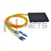 Оптический мультиплексор CWDM 1x4 длины волн 1390-1450nm, (LC/UPC), COM+EXP (LC/UPC), ABS Box